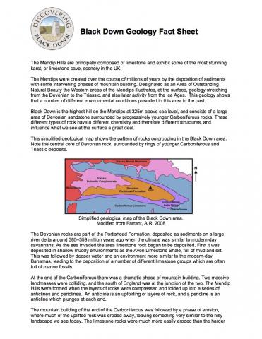 Geology Fact Sheet