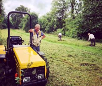 Meadow Management, credit Mendip Hills AONB 