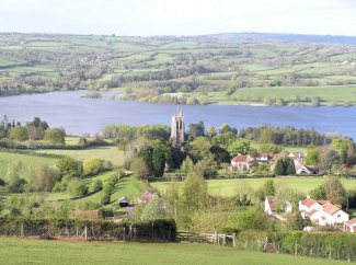 View to Blagdon Lake